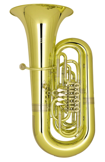 B-Tuba Miraphone Hagen 496 in Messing